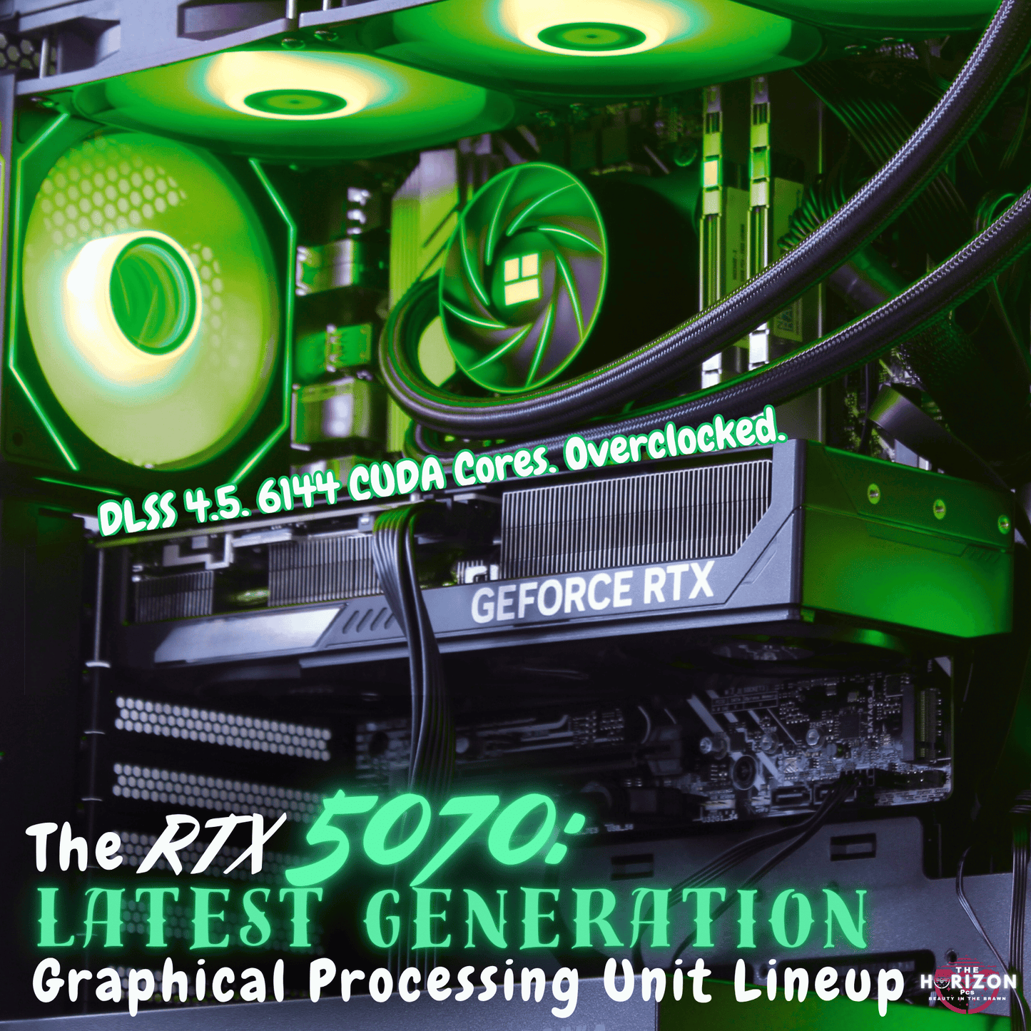The Horizon Autherium Dragon RGB I9 RTX Gaming PC || 64GB RAM || 5TB High Speed Storage || Core I9 Upto 5.4Ghz || RTX 5070 OC || Windows 11 PRO || 360MM AIO || 2.4GB/s WiFi 6E, VR and Gaming Ready